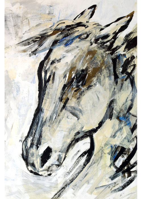 East Urban Home 'Picasso's Horse II' Painting Print on Wrapped Canvas